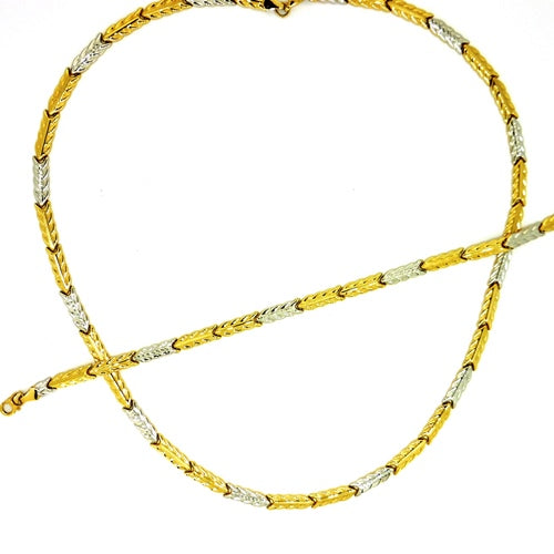 Kétszínű arany női ékszer garnitúra - V-Pearl