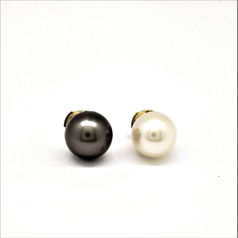 Aszimmetrikus női gyöngy fülbevaló - V-Pearl
