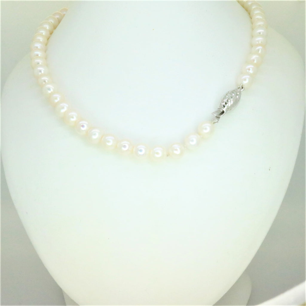Klasszikus fehér verlauf gyöngysor - V-Pearl
