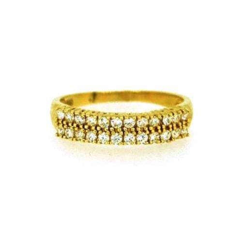 Arany sok köves gyűrű - V-Pearl