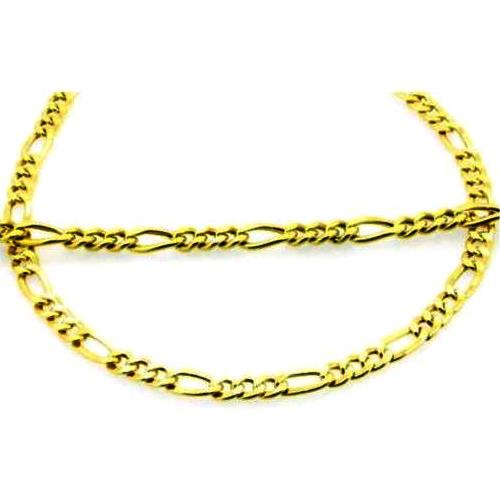 Sárga arany szemes lánc - V-Pearl