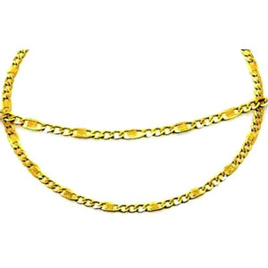 Sárga arany nyaklánc - V-Pearl